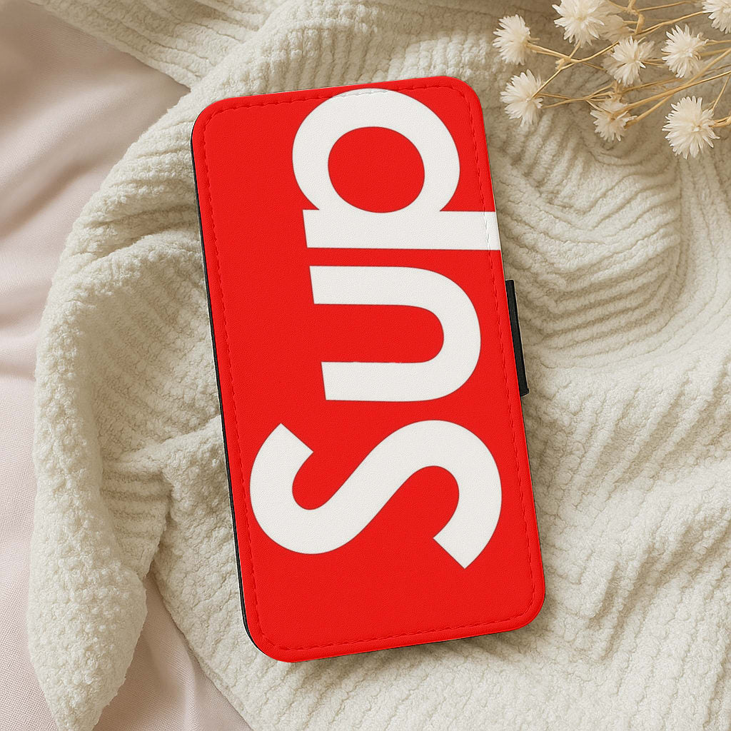 Sup Logo Wallet Phone Case