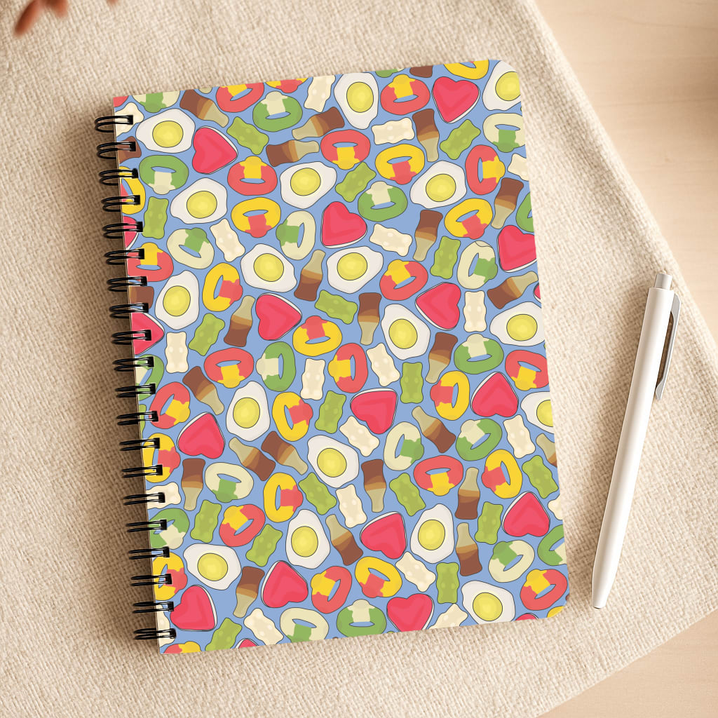 Gummy Sweets - Sweets Patterns Notepad
