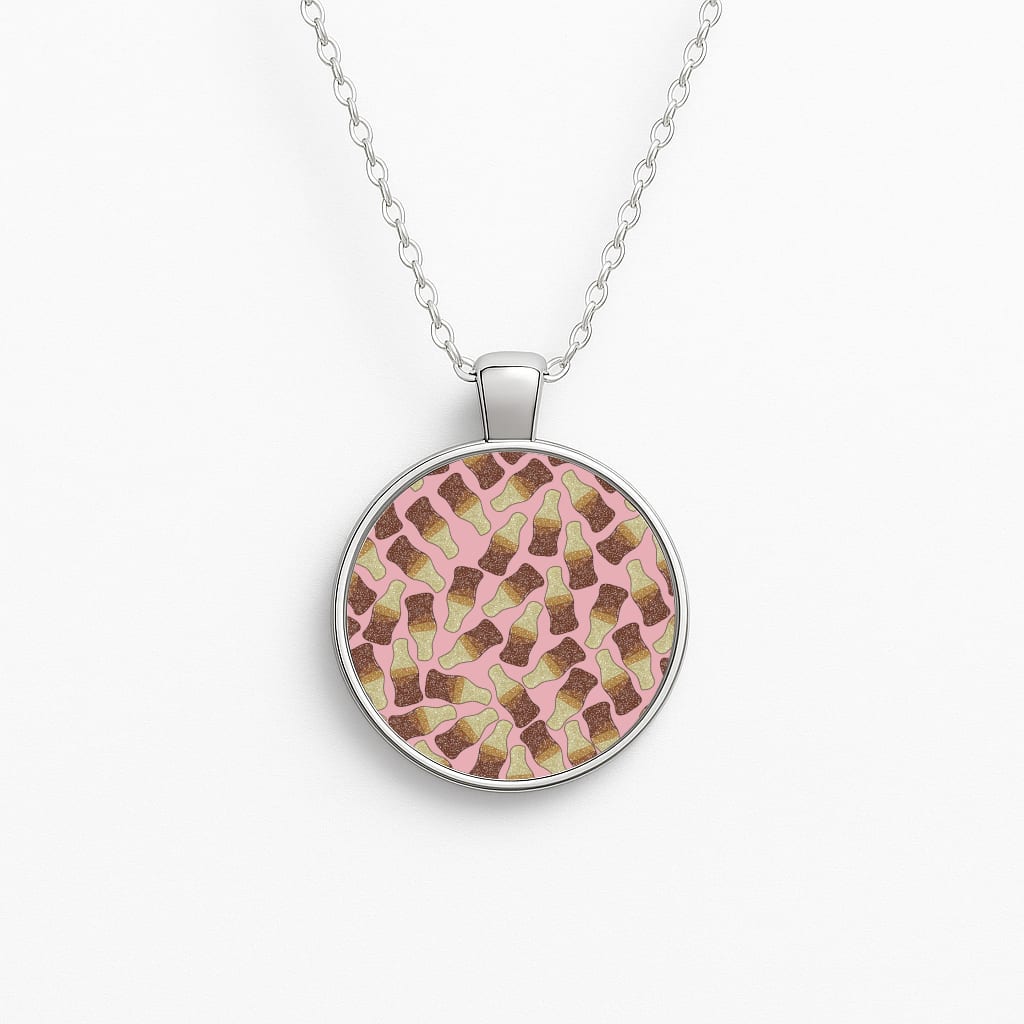Cola Bottles - Sweets Patterns Necklace