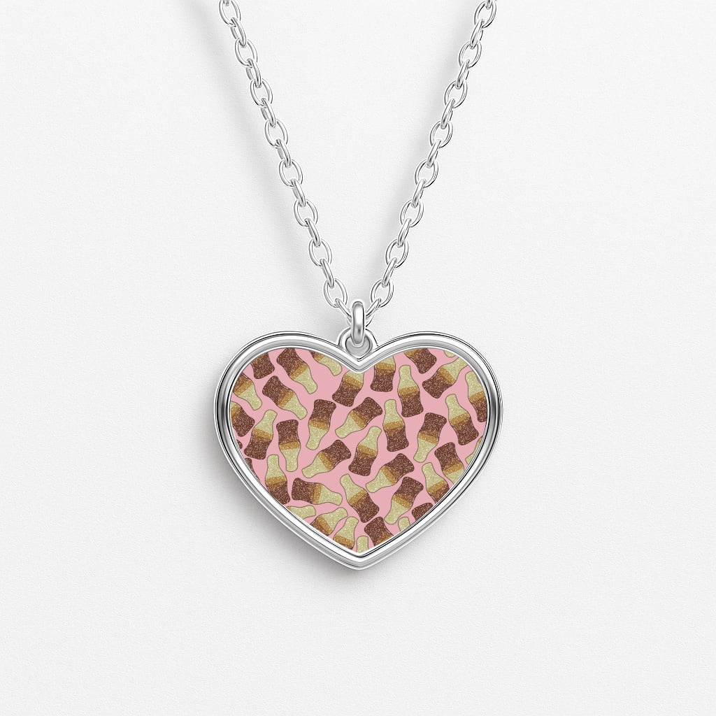 Cola Bottles - Sweets Patterns Necklace