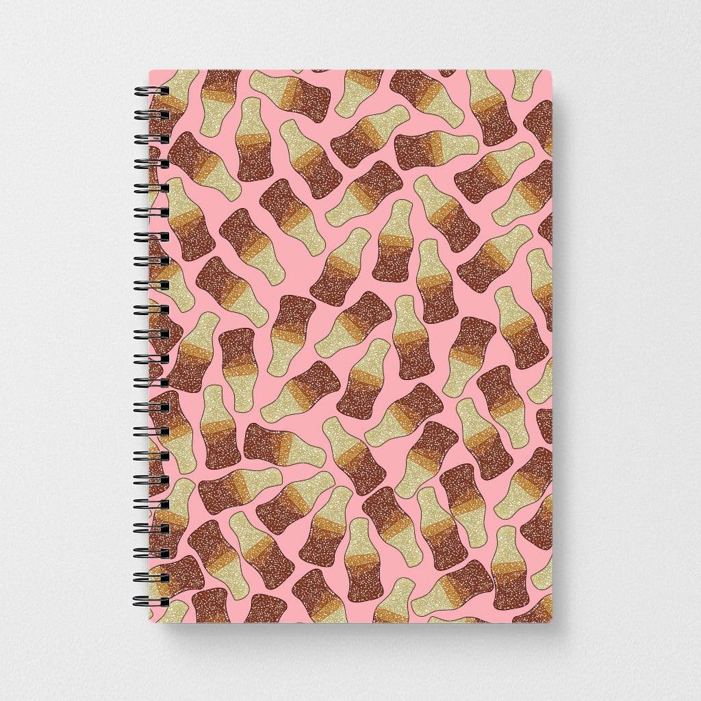 Cola Bottles - Sweets Patterns Notebook
