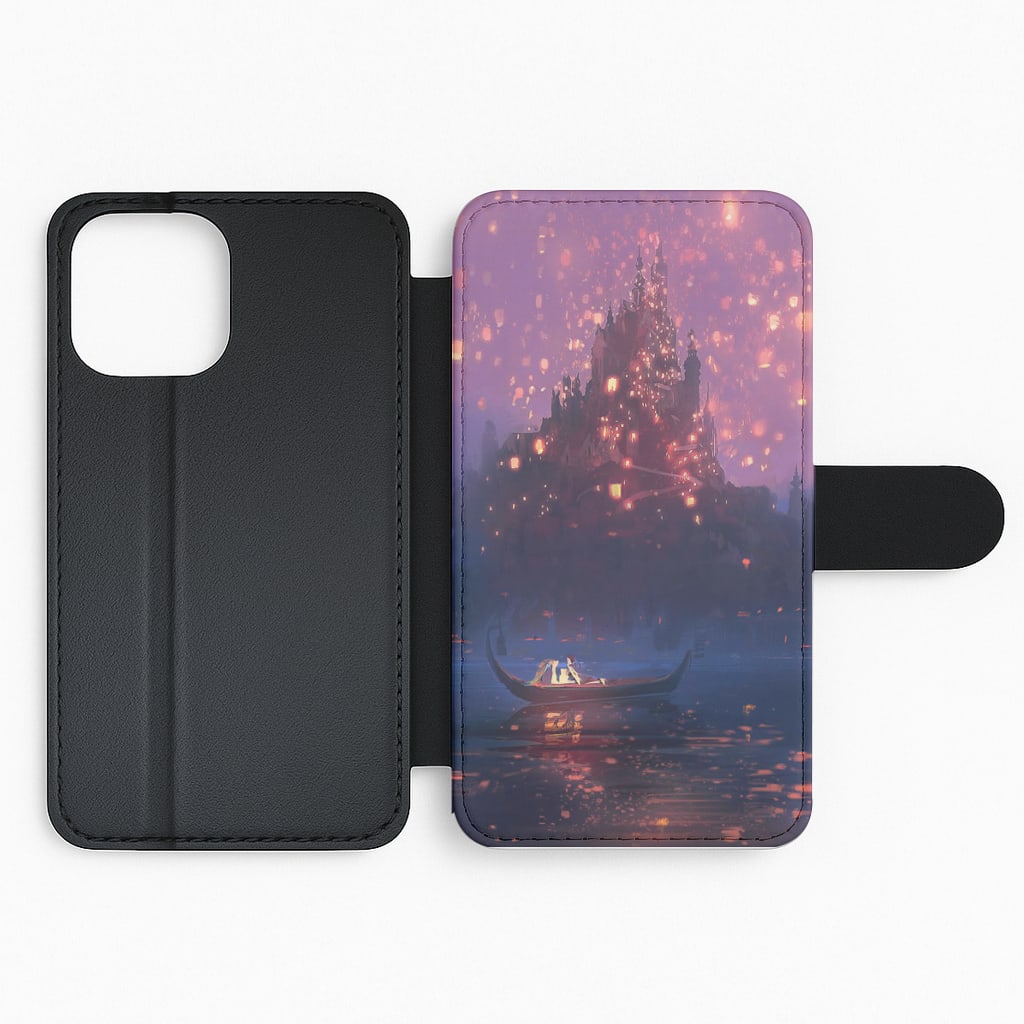 Tangled Chinese Lantern Fairytale Flip Phone Case