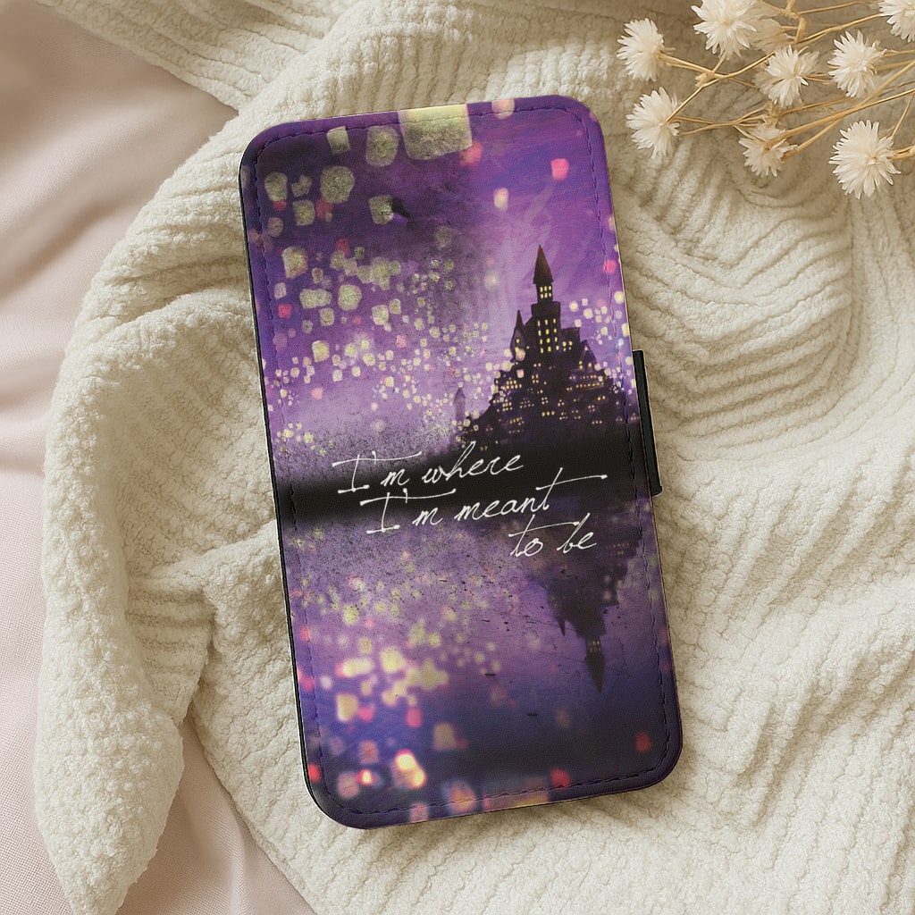 I'm Where I'm Meant To Be Tangled Wallet Phone Case