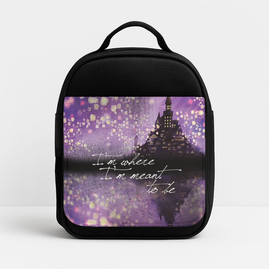 I'm Where I'm Meant To Be Tangled Insulated Lunchbox
