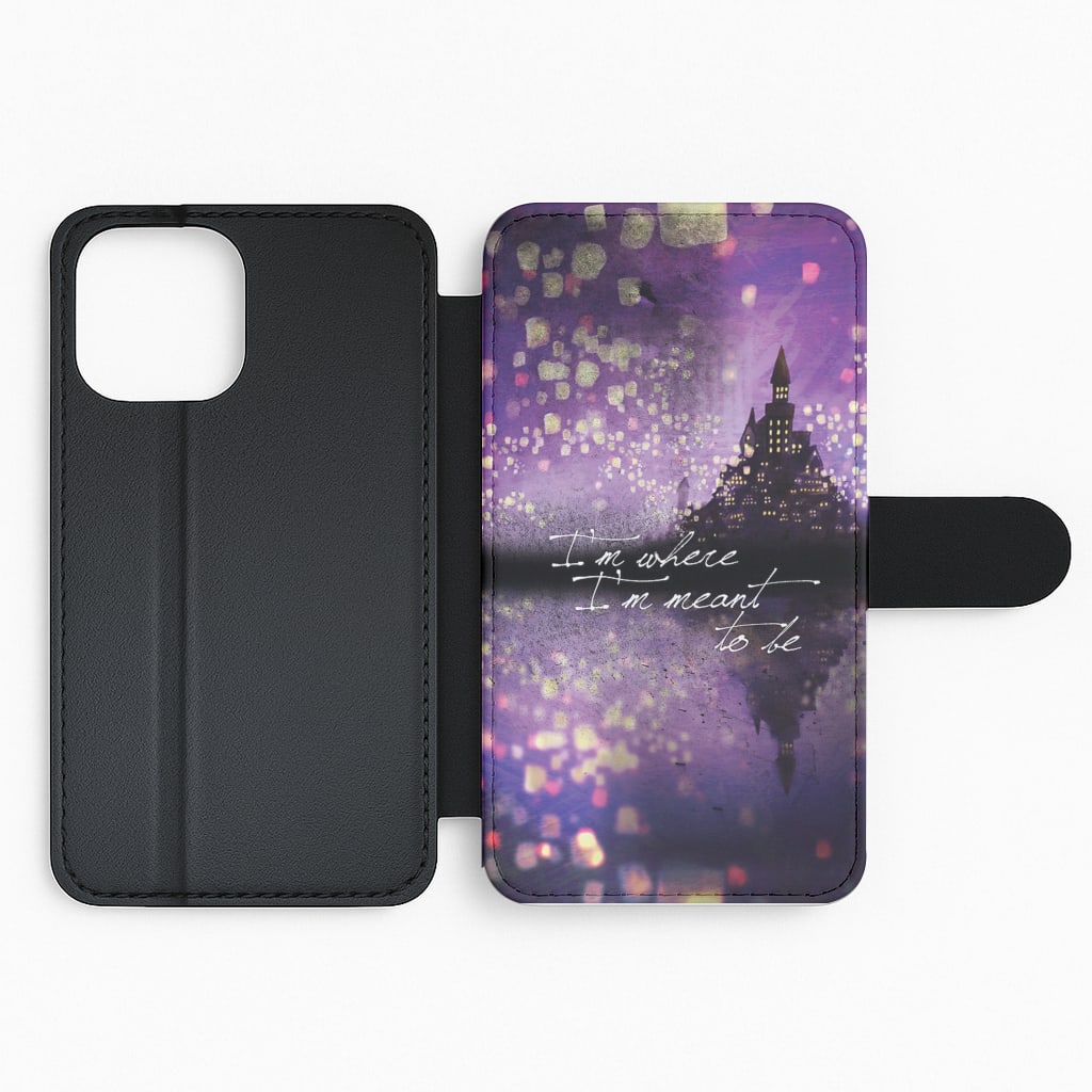 I'm Where I'm Meant To Be Tangled Flip Phone Case