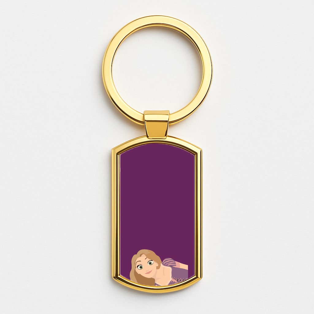 Rapunzel Gold Keyring