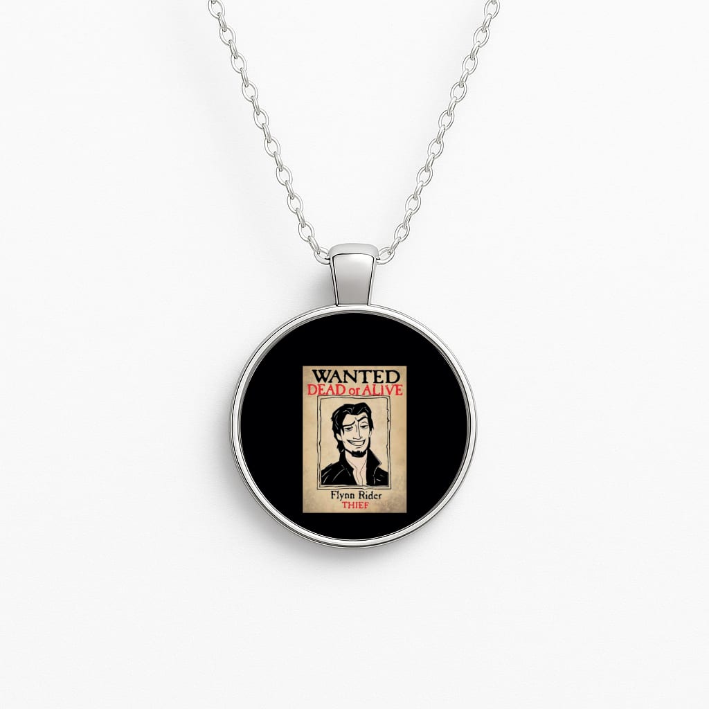 Wanted Dead Or Alive Circle Necklace
