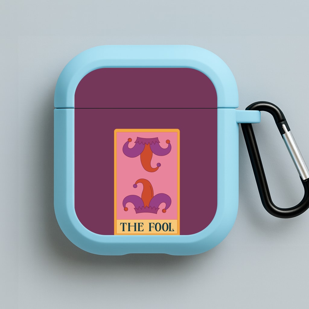The Fool - Tarot Cards Blue AirPods Case