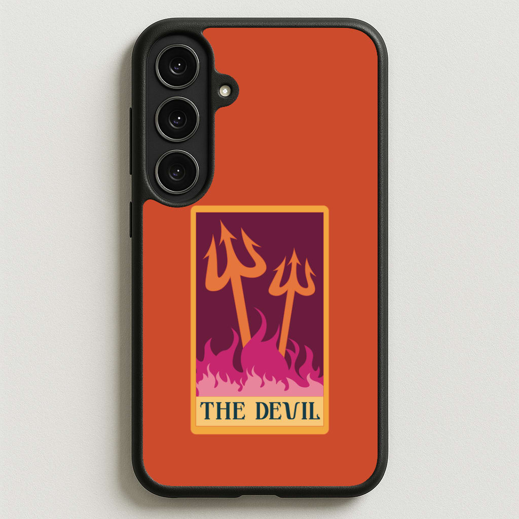 The Devil - Tarot Cards Phone Case for Galaxy S25FE