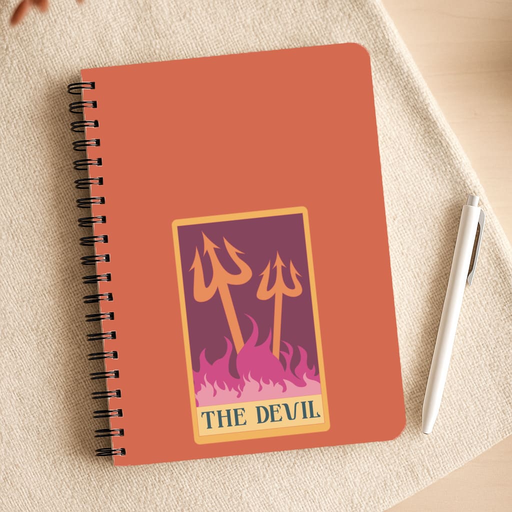 The Devil - Tarot Cards Notepad