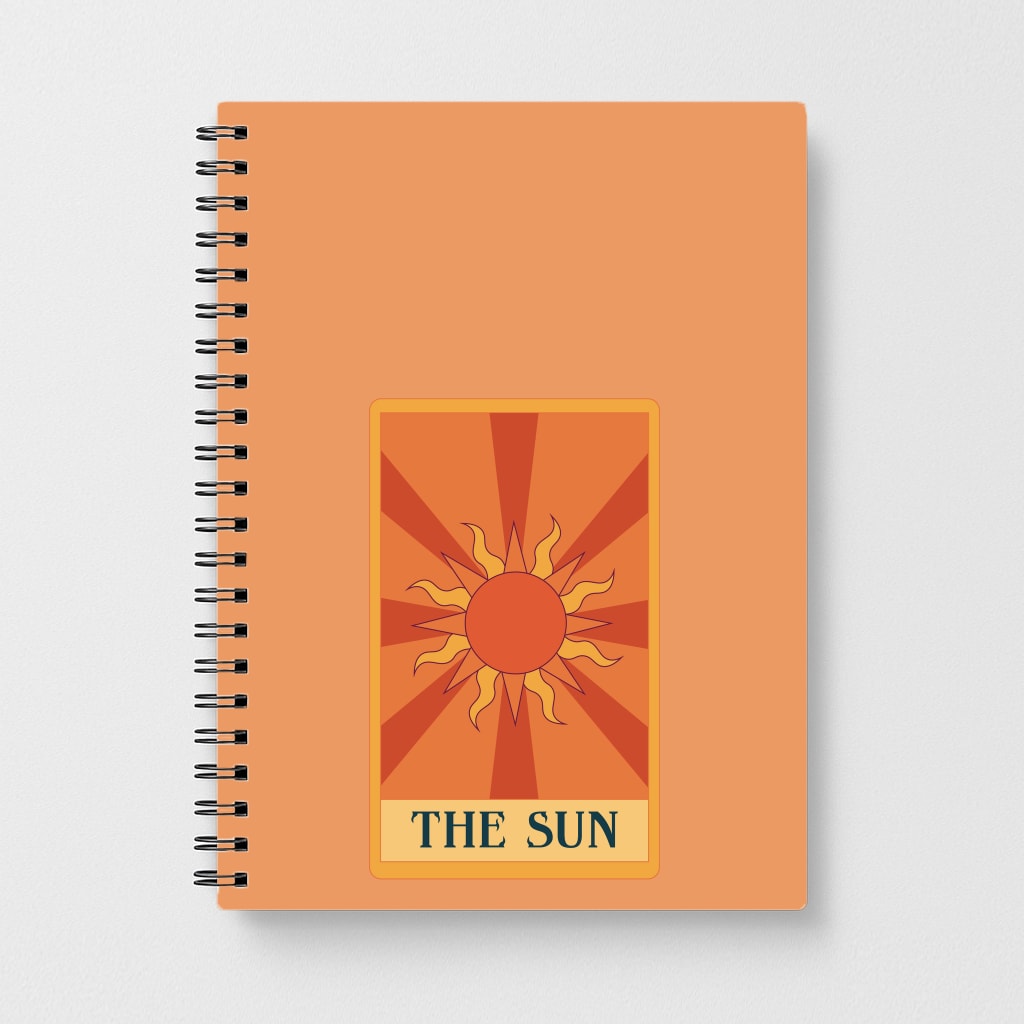 The Sun - Tarot Cards Notebook