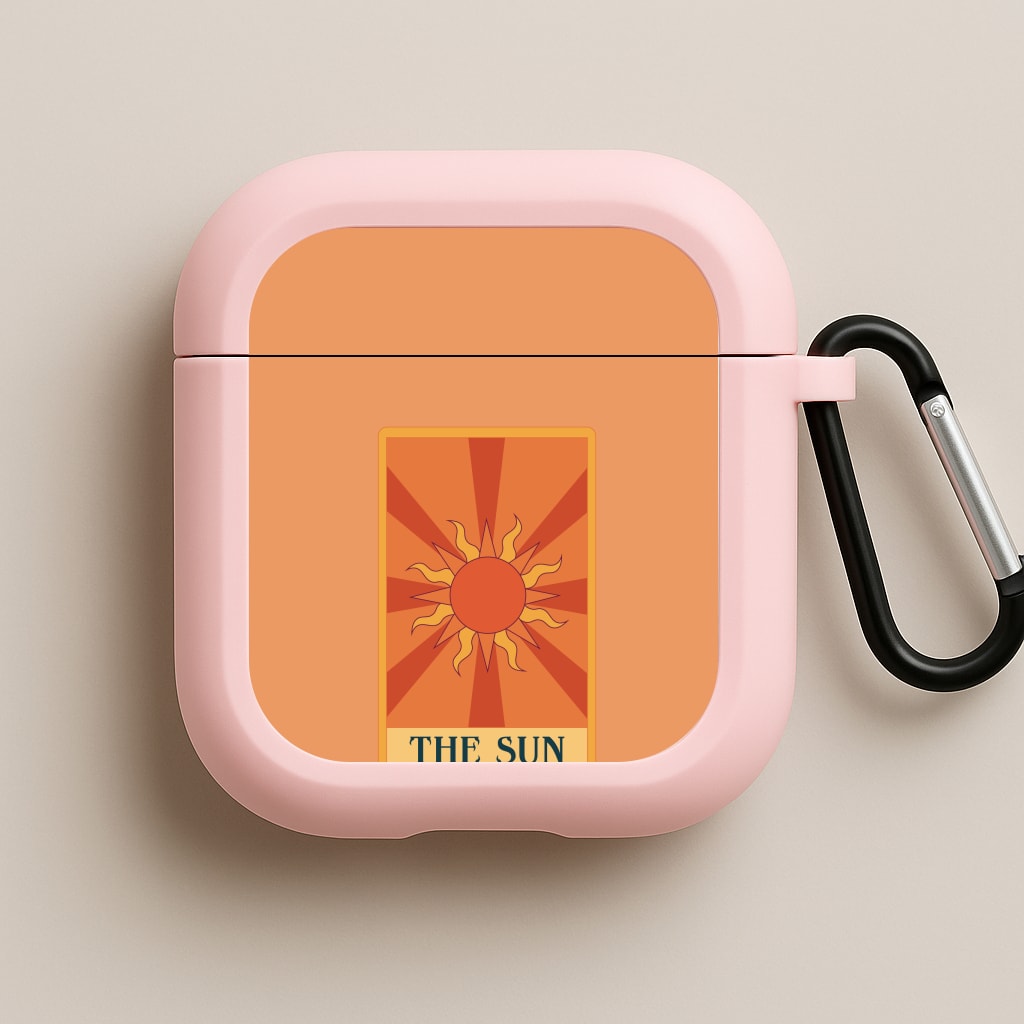 The Sun - Tarot Cards Pink AirPods Case