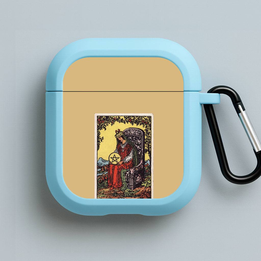 Tarot Card XIII Blue AirPods Case