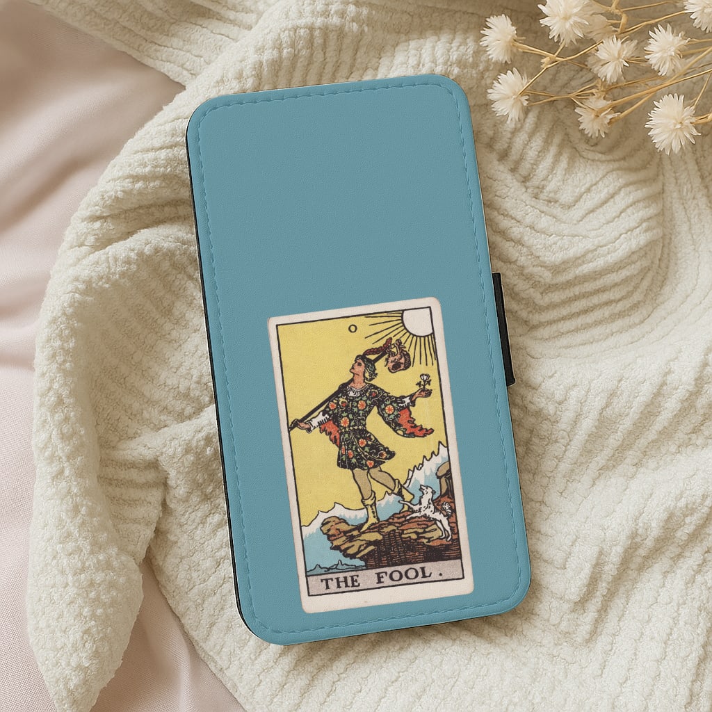 The Fool Tarot Card Wallet Phone Case