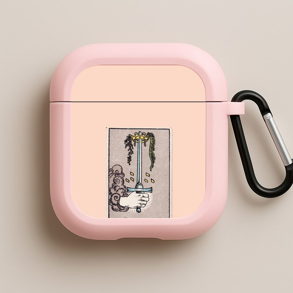 Tarot Card I Pink AirPods Case