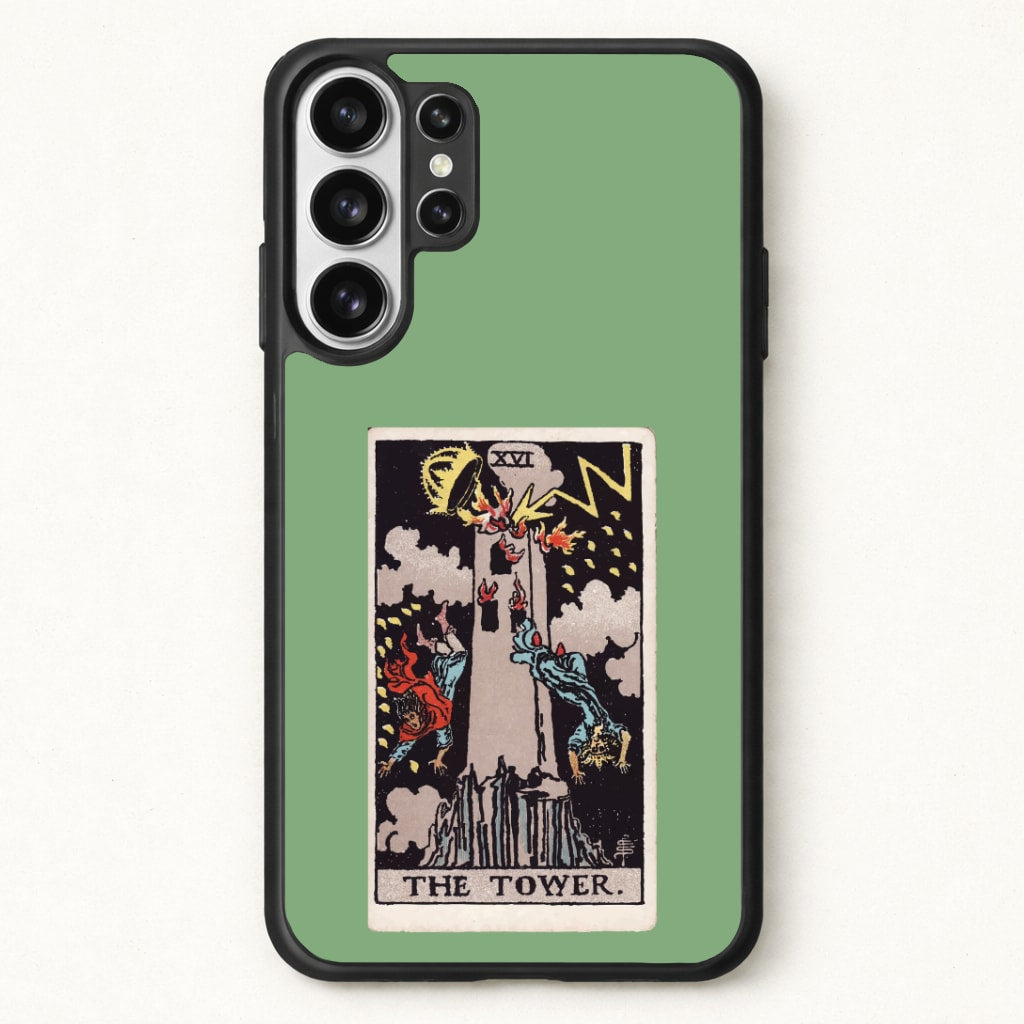Tarot Card XVI Phone Case for Galaxy S26 Ultra