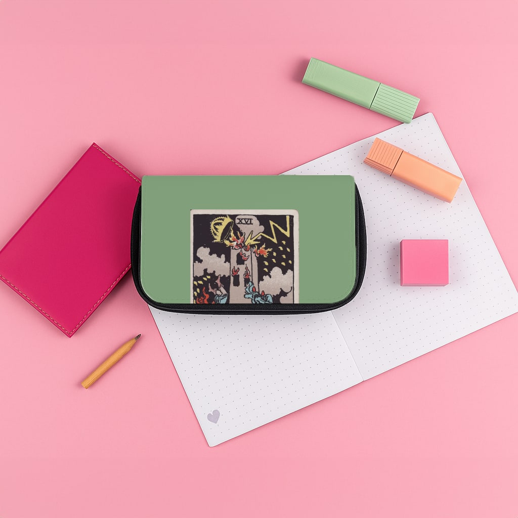 Tarot Card XVI Pencil Case