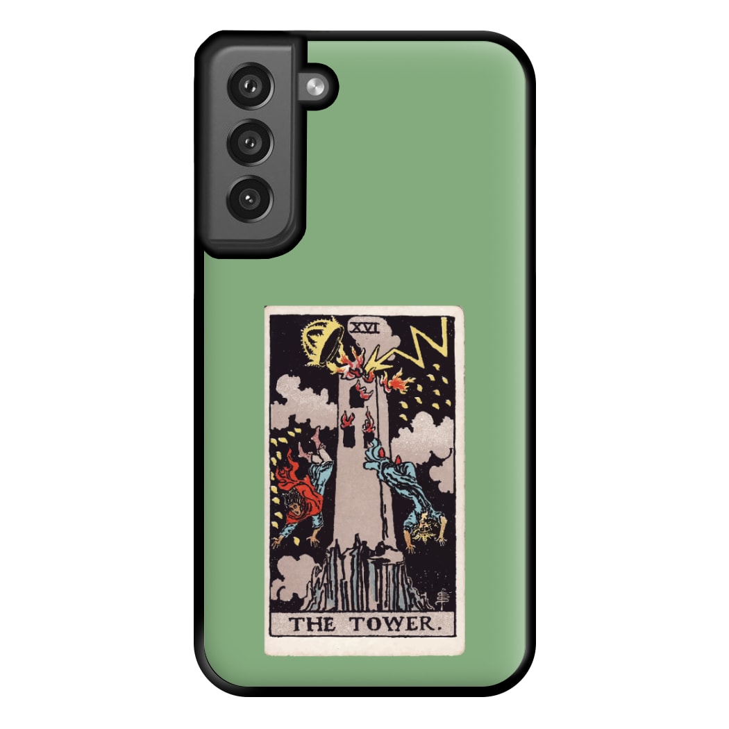 Tarot Card XVI Phone Case for Galaxy S21FE