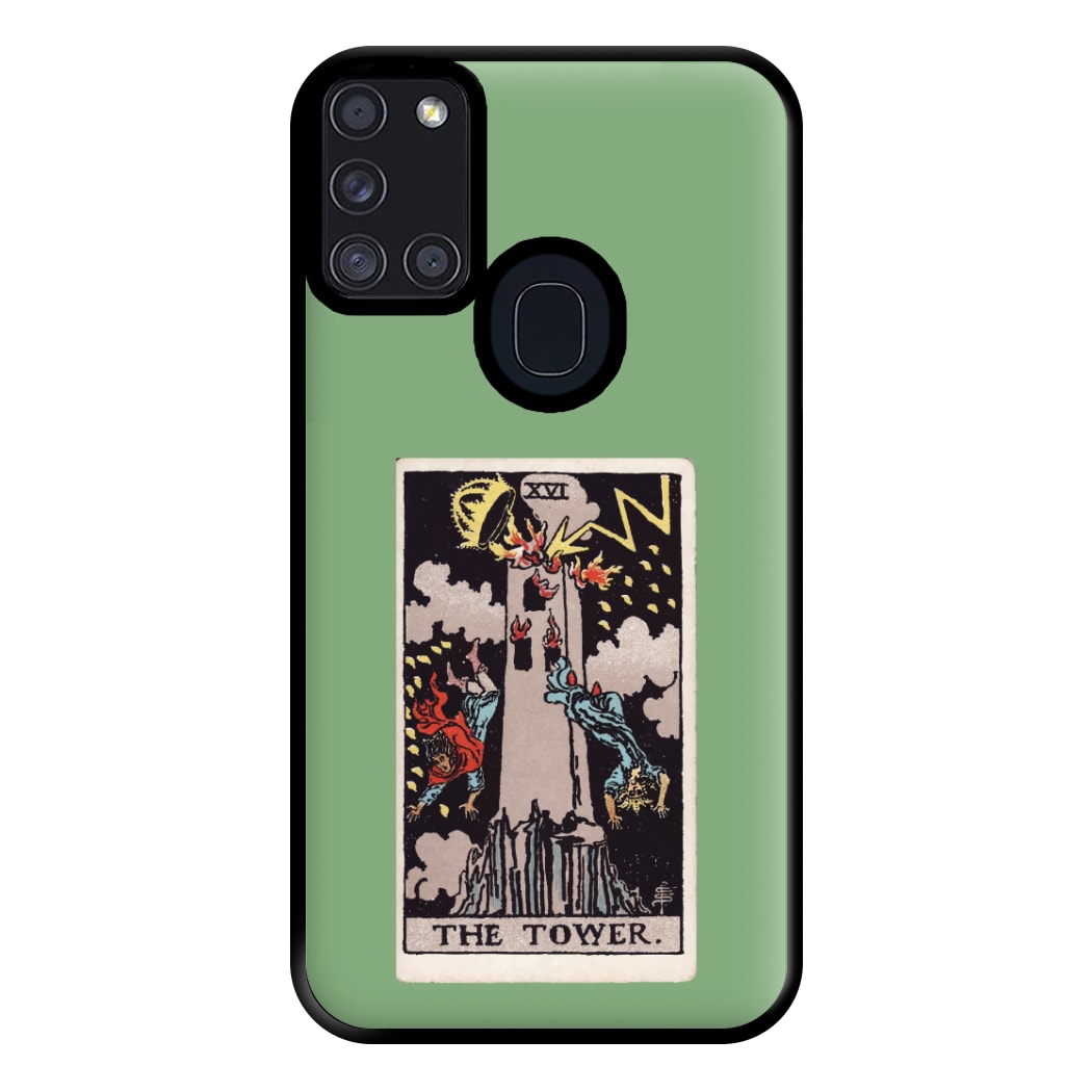 Tarot Card XVI Phone Case for Galaxy A21s