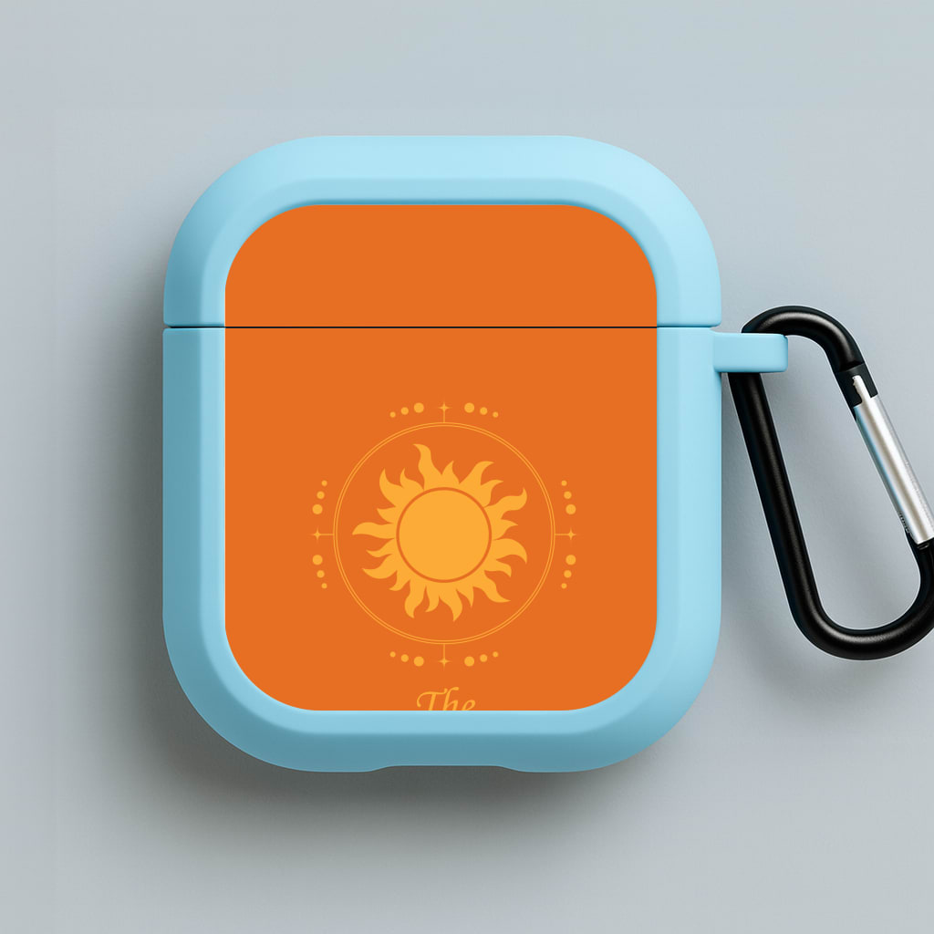 The Sun Orange Blue AirPods Case