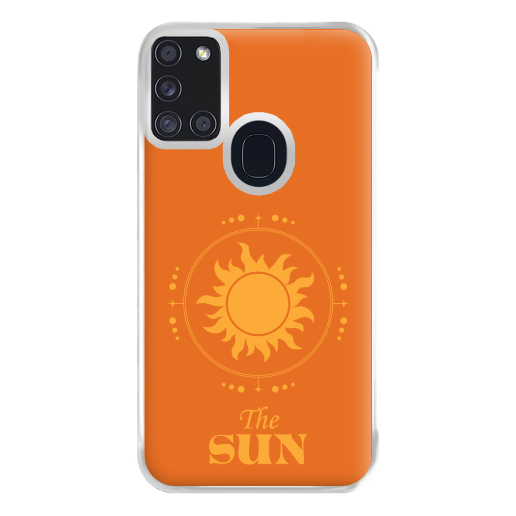 The Sun Orange Phone Case for Galaxy A21s