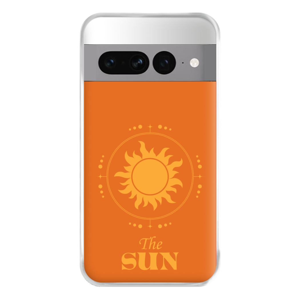 The Sun Orange Phone Case for Google Pixel 7 Pro