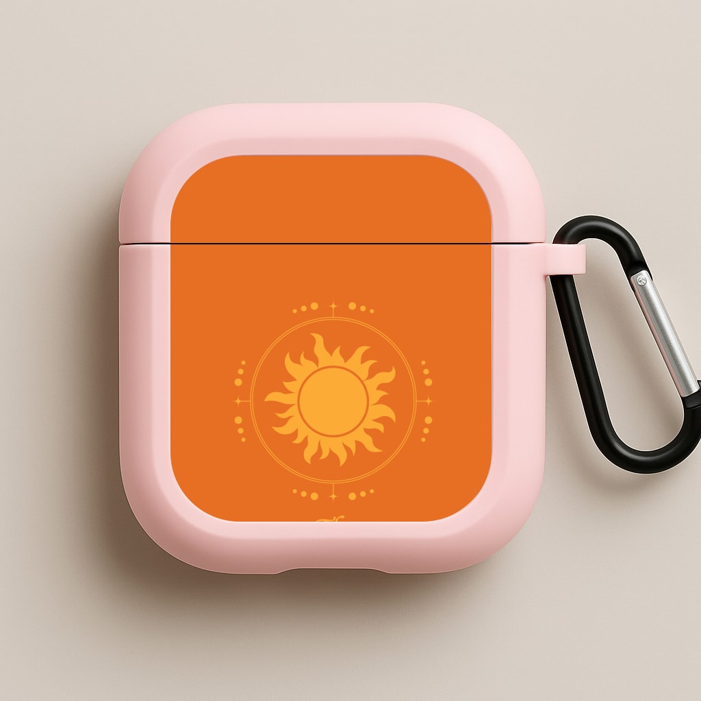 The Sun Orange Pink AirPods Case
