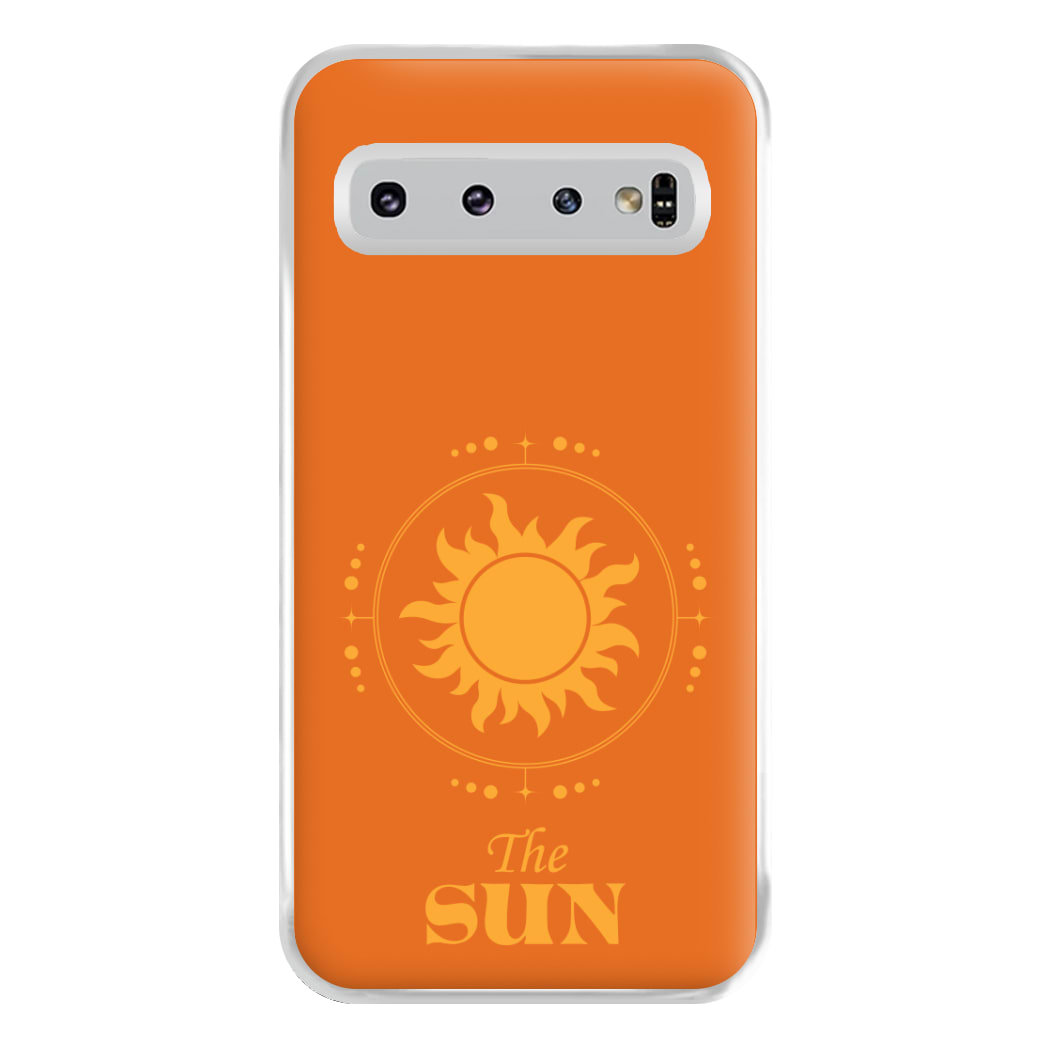 The Sun Orange Phone Case for Galaxy S10 Plus