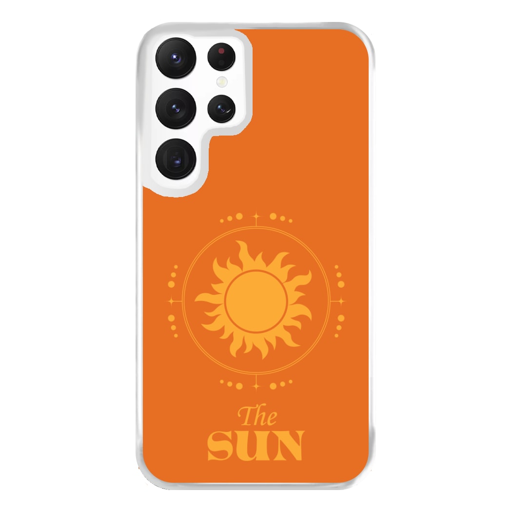 The Sun Orange Phone Case for Galaxy S22 Ultra