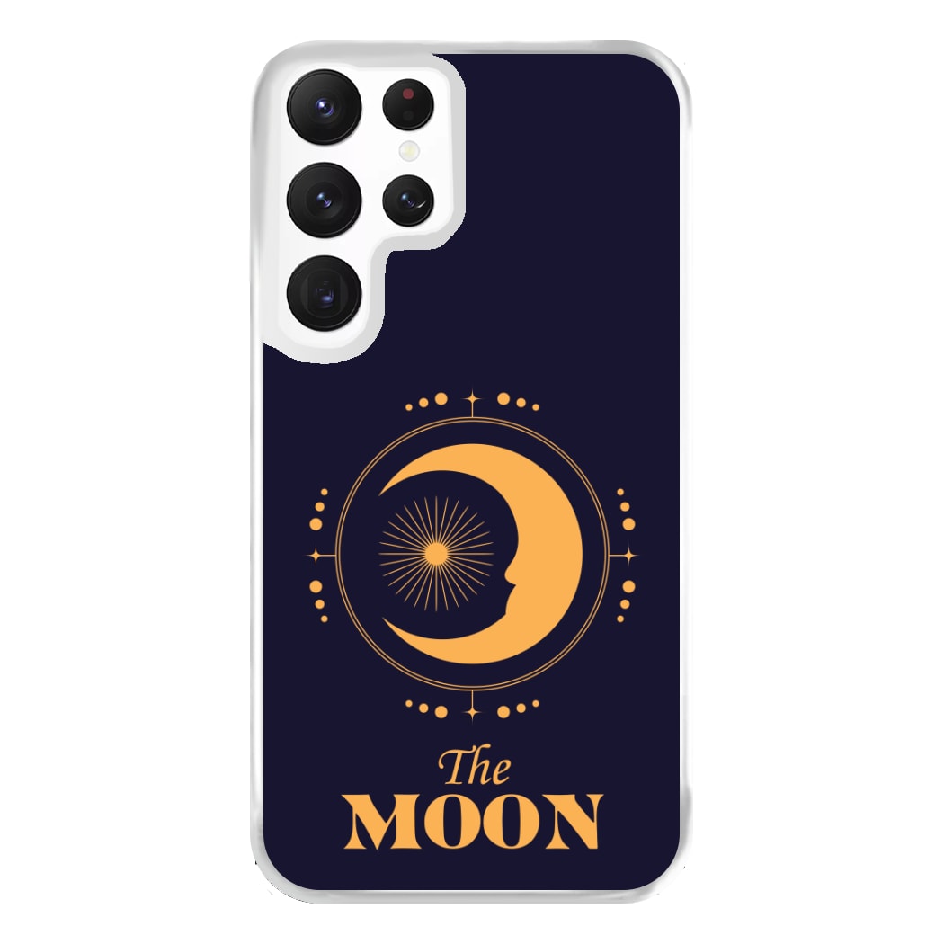 The Moon Dark Blue Phone Case for Galaxy S22 Ultra
