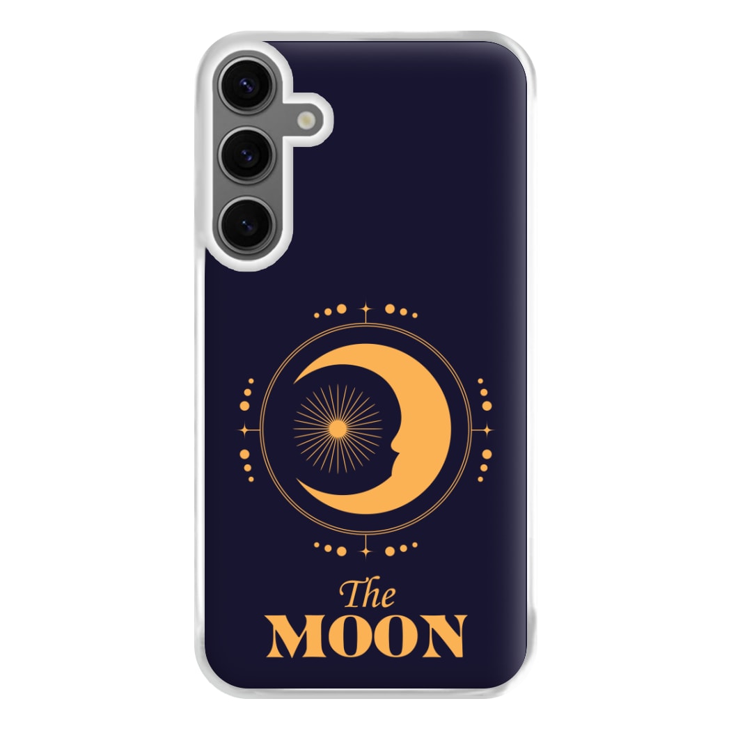 The Moon Dark Blue Phone Case for Galaxy S24FE