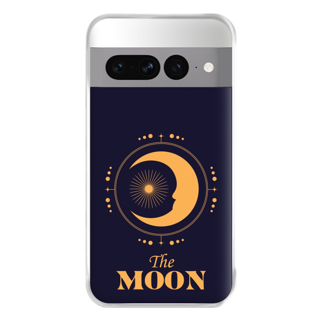 The Moon Dark Blue Phone Case for Google Pixel 7 Pro