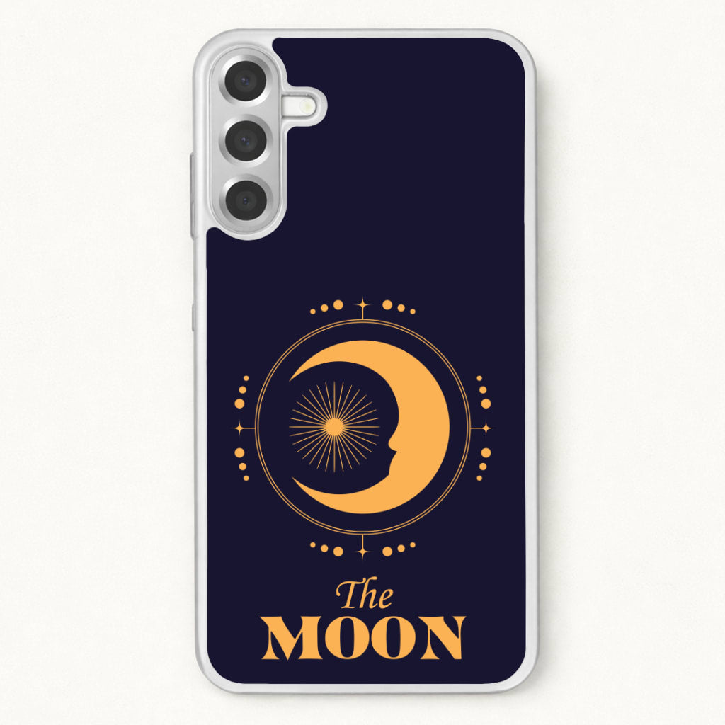 The Moon Dark Blue Phone Case for Galaxy A17