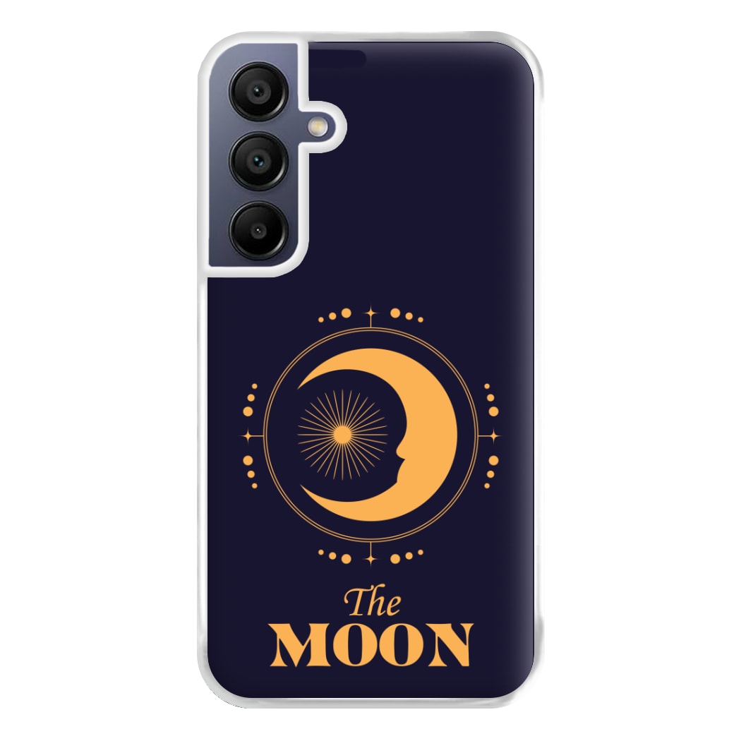 The Moon Dark Blue Phone Case for Galaxy A16