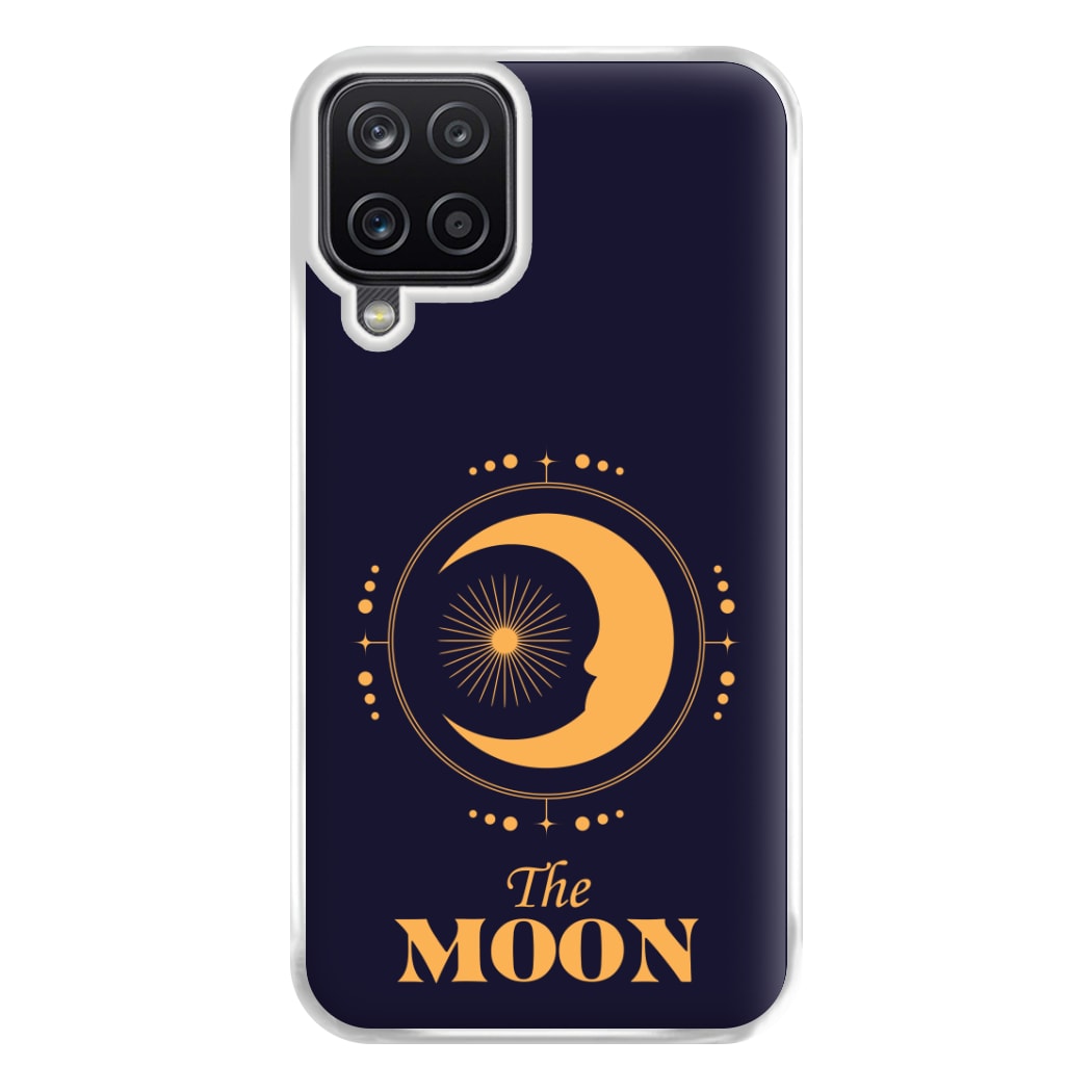 The Moon Dark Blue Phone Case for Galaxy A12