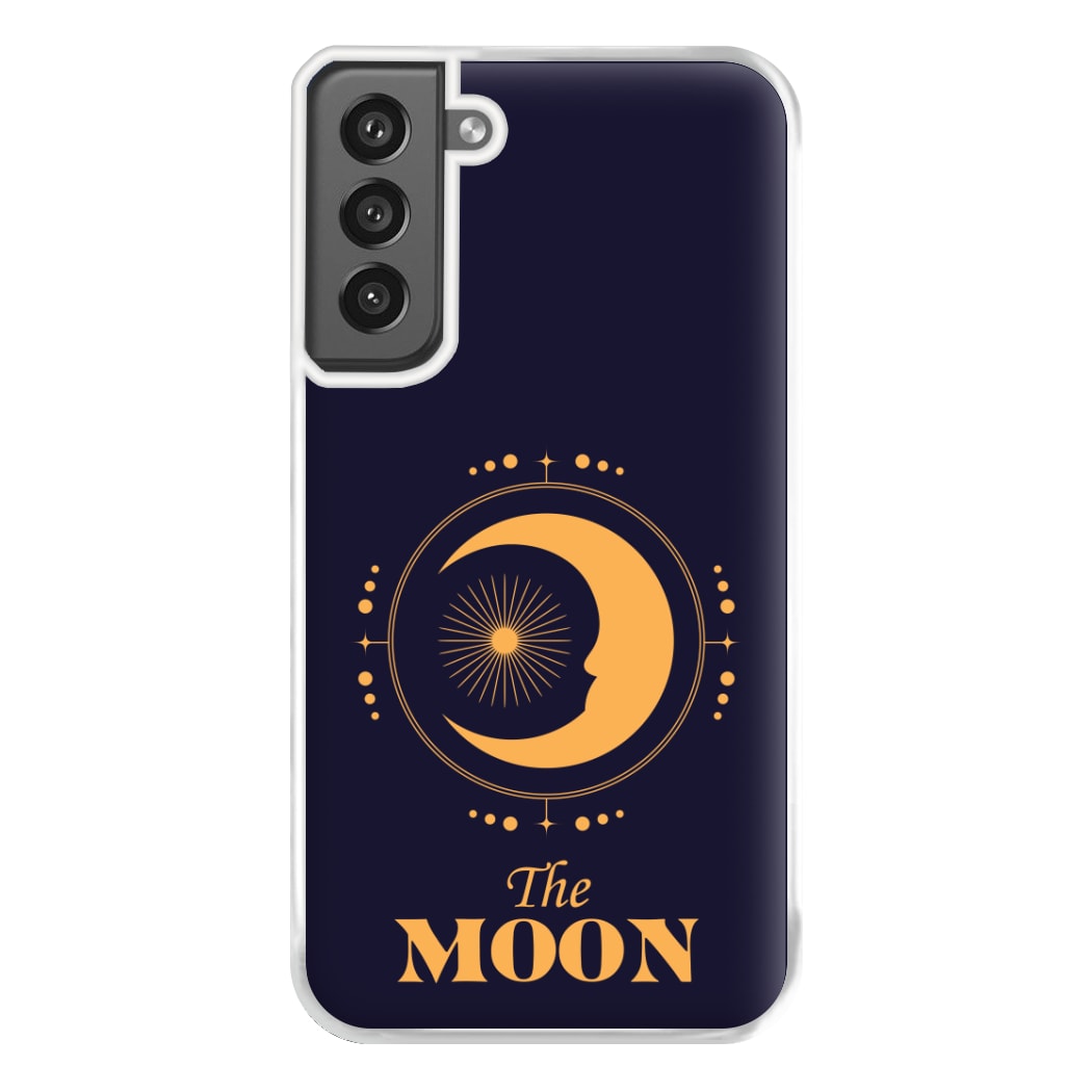 The Moon Dark Blue Phone Case for Galaxy S21FE