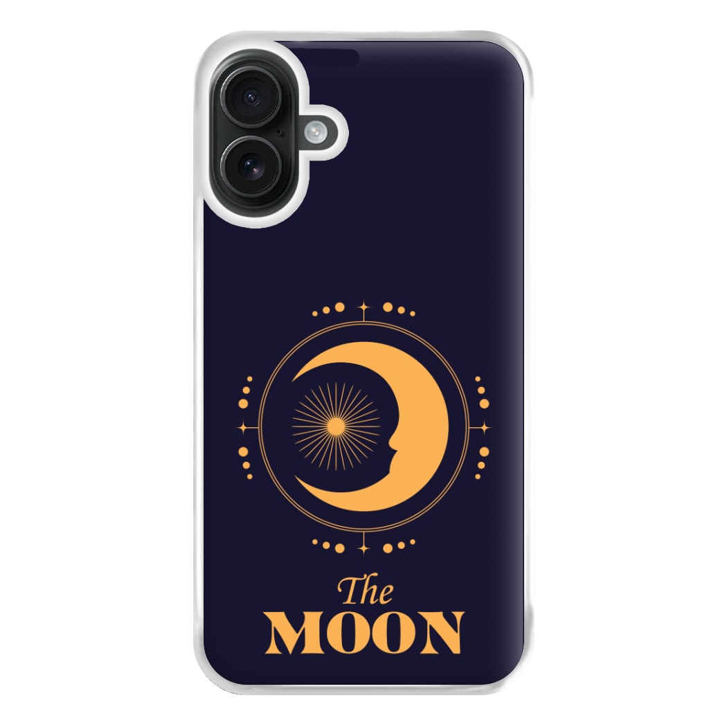 The Moon Dark Blue Phone Case for iPhone 16 Plus