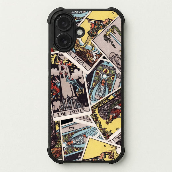 Tarot Cards Collage Pattern Phone Case — Bumper case