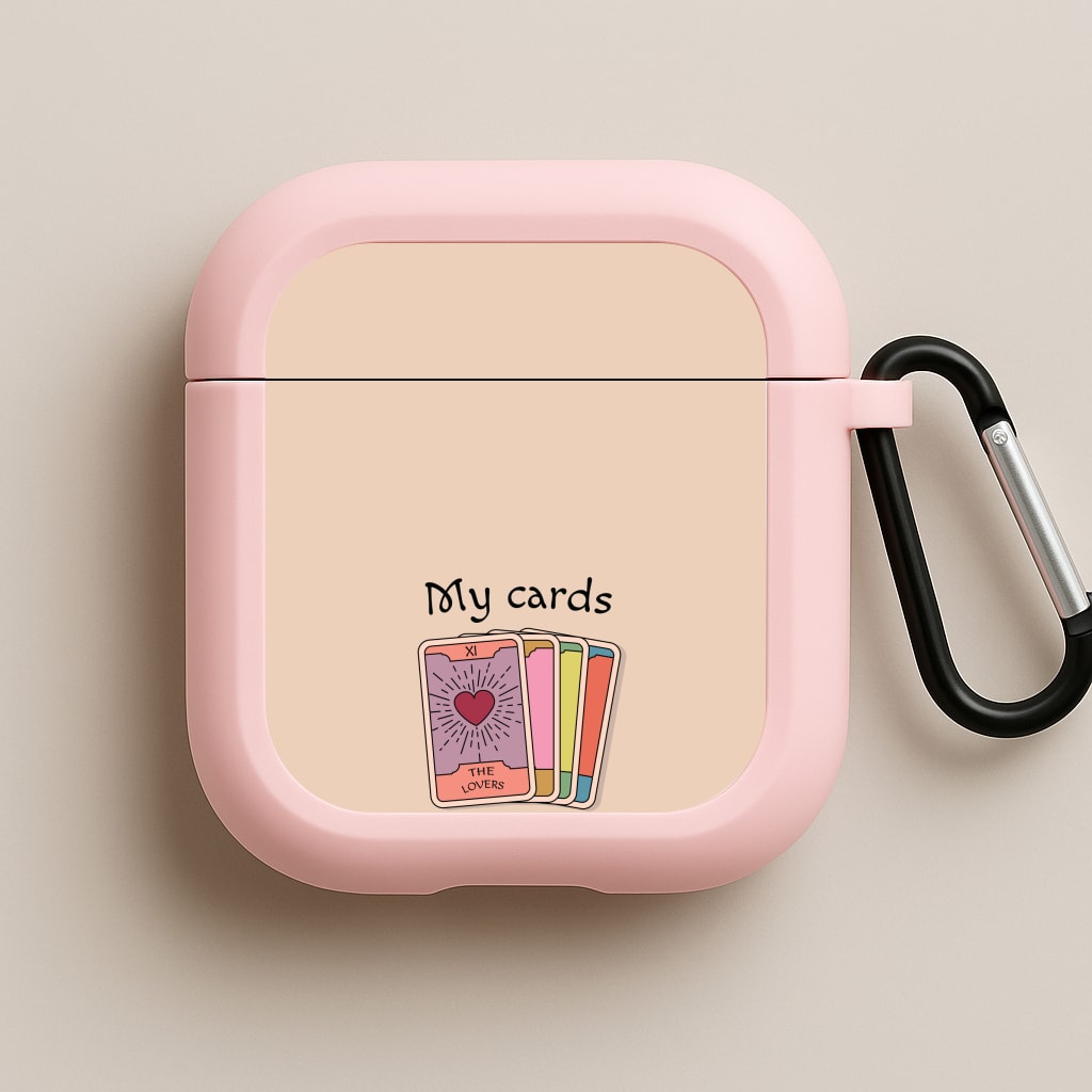 My Cards, Don't Lie Pink AirPods Case