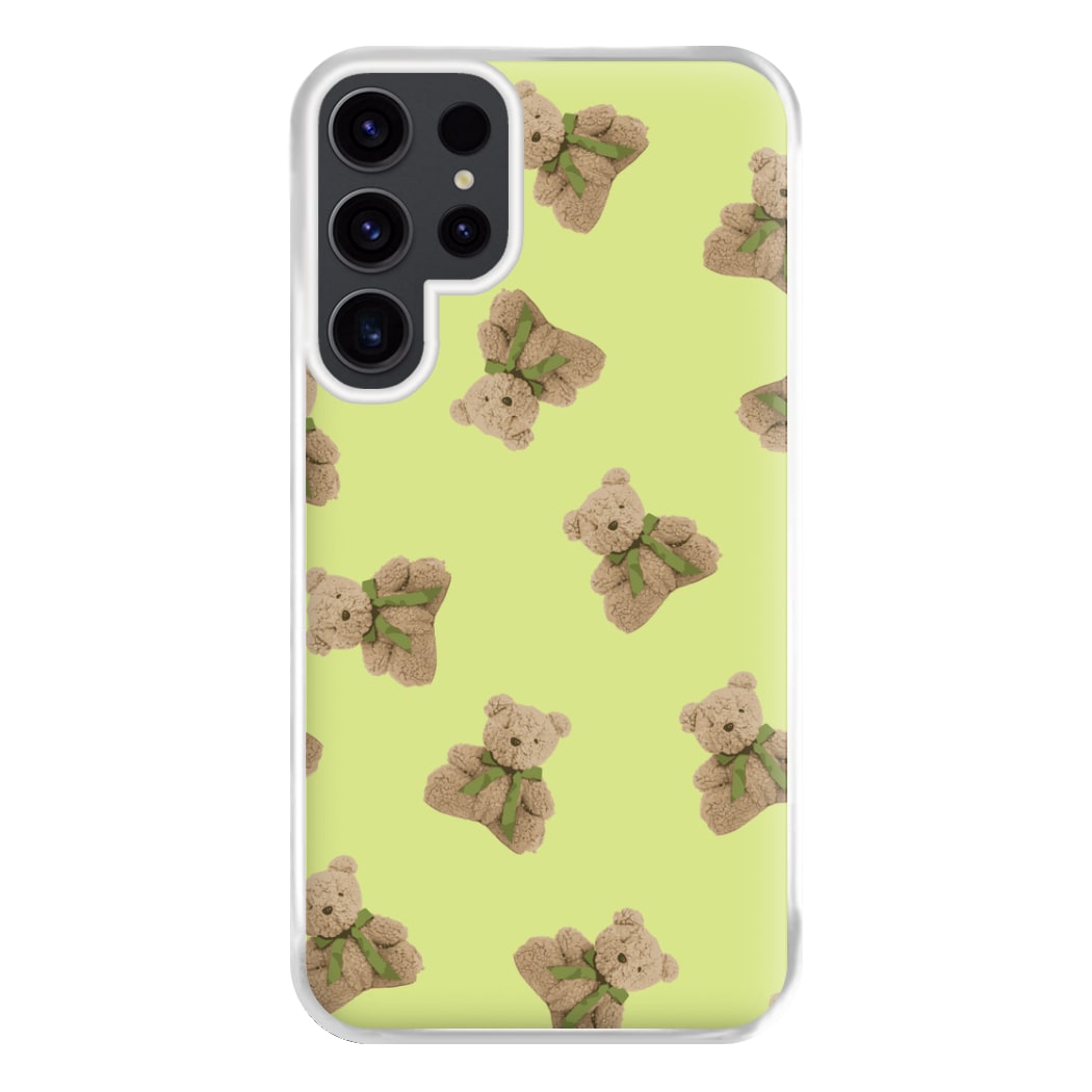 Green Teddy Bears Phone Case for Galaxy S23 Ultra