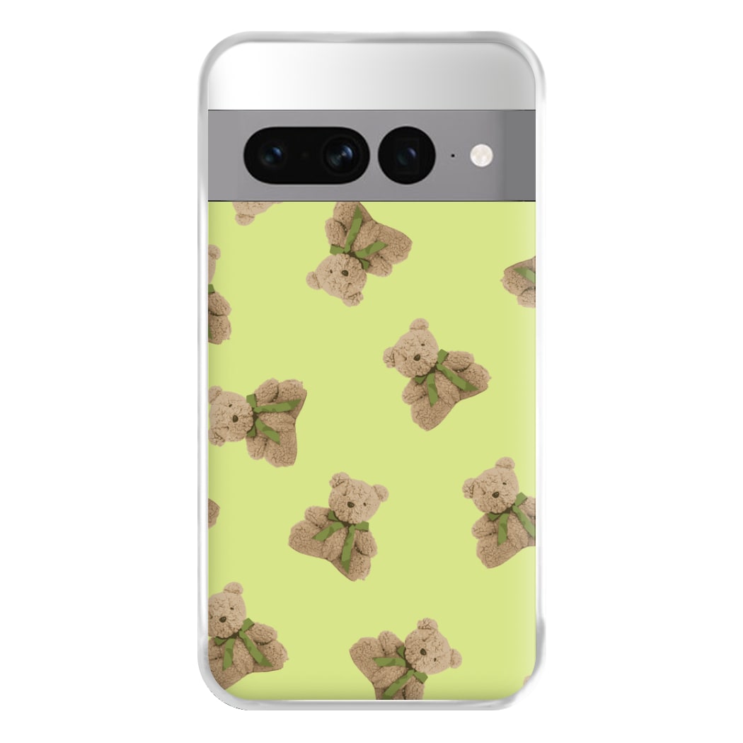 Green Teddy Bears Phone Case for Google Pixel 7 Pro