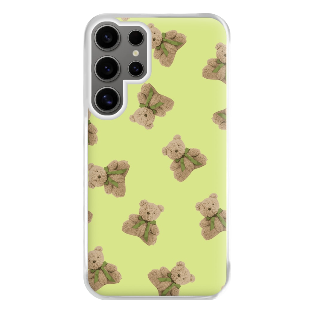 Green Teddy Bears Phone Case for Galaxy S24 Ultra