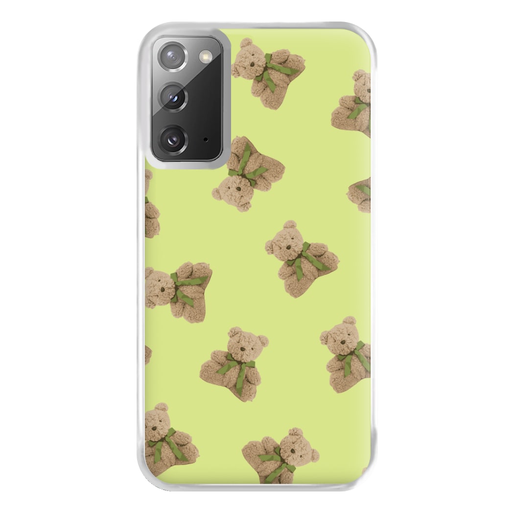 Green Teddy Bears Phone Case for Galaxy Note 20 Ultra
