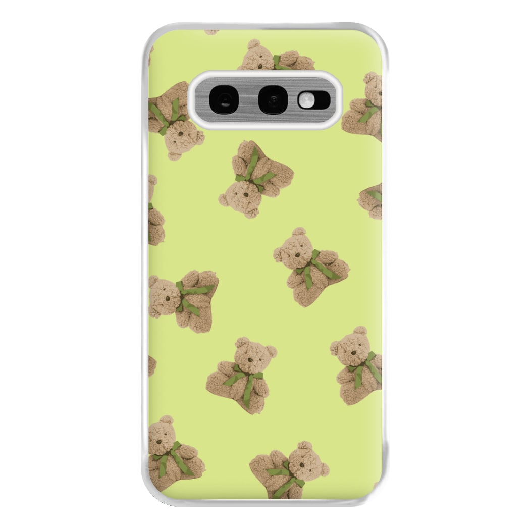 Green Teddy Bears Phone Case for Galaxy S10e