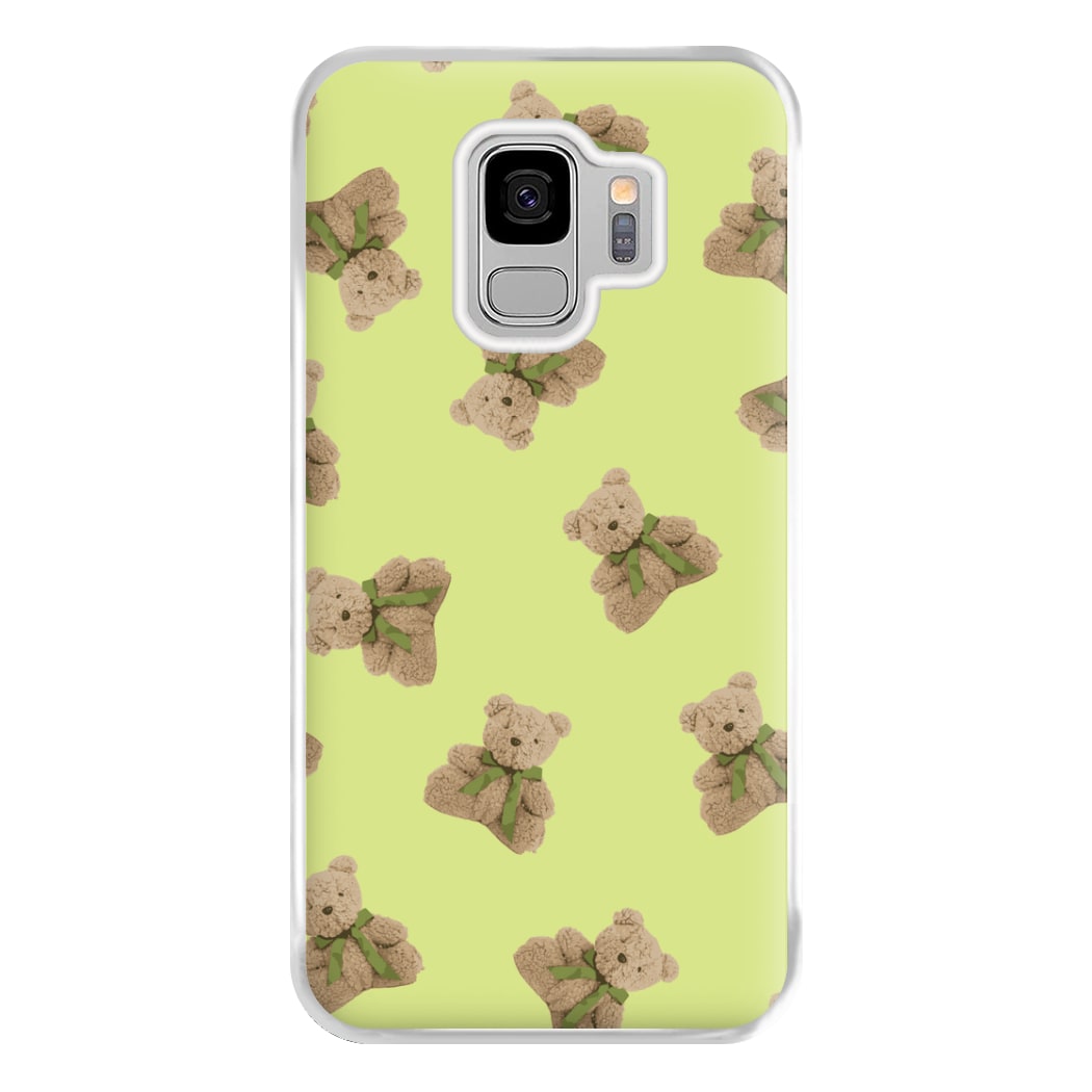 Green Teddy Bears Phone Case for Galaxy S9 Plus