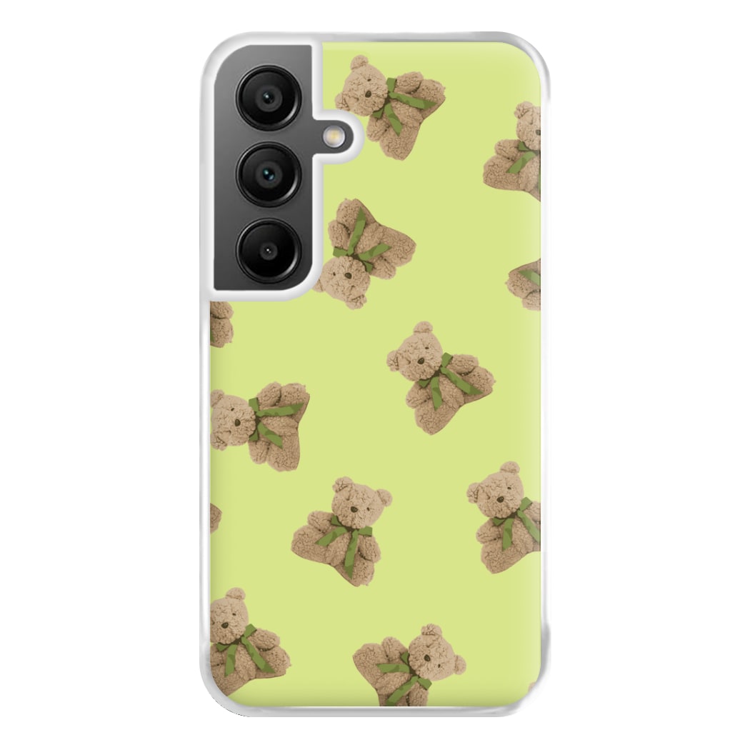 Green Teddy Bears Phone Case for Galaxy A56