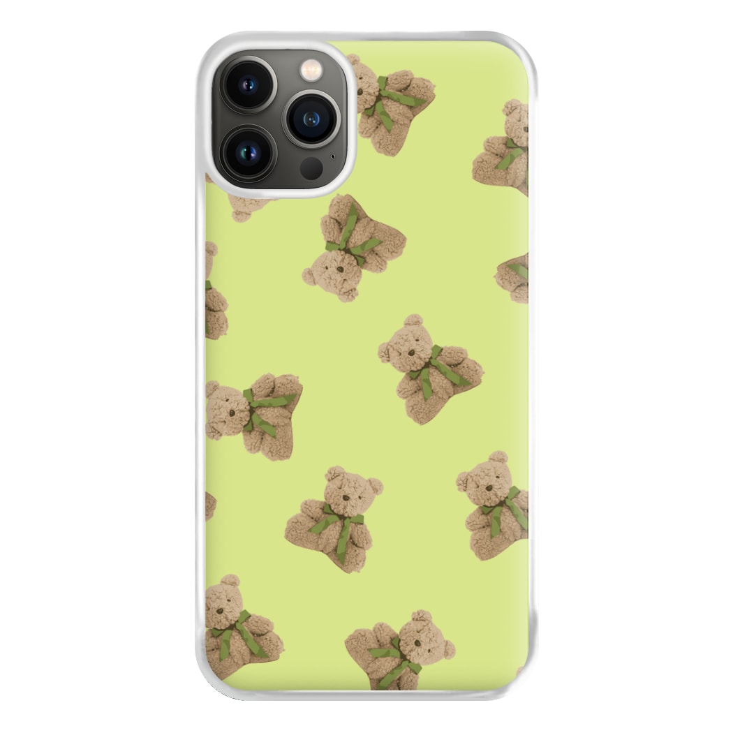 Green Teddy Bears Phone Case for iPhone 13
