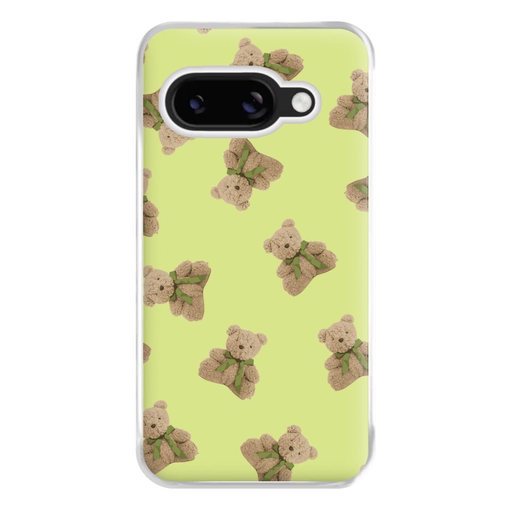 Green Teddy Bears Phone Case for Google Pixel 8a