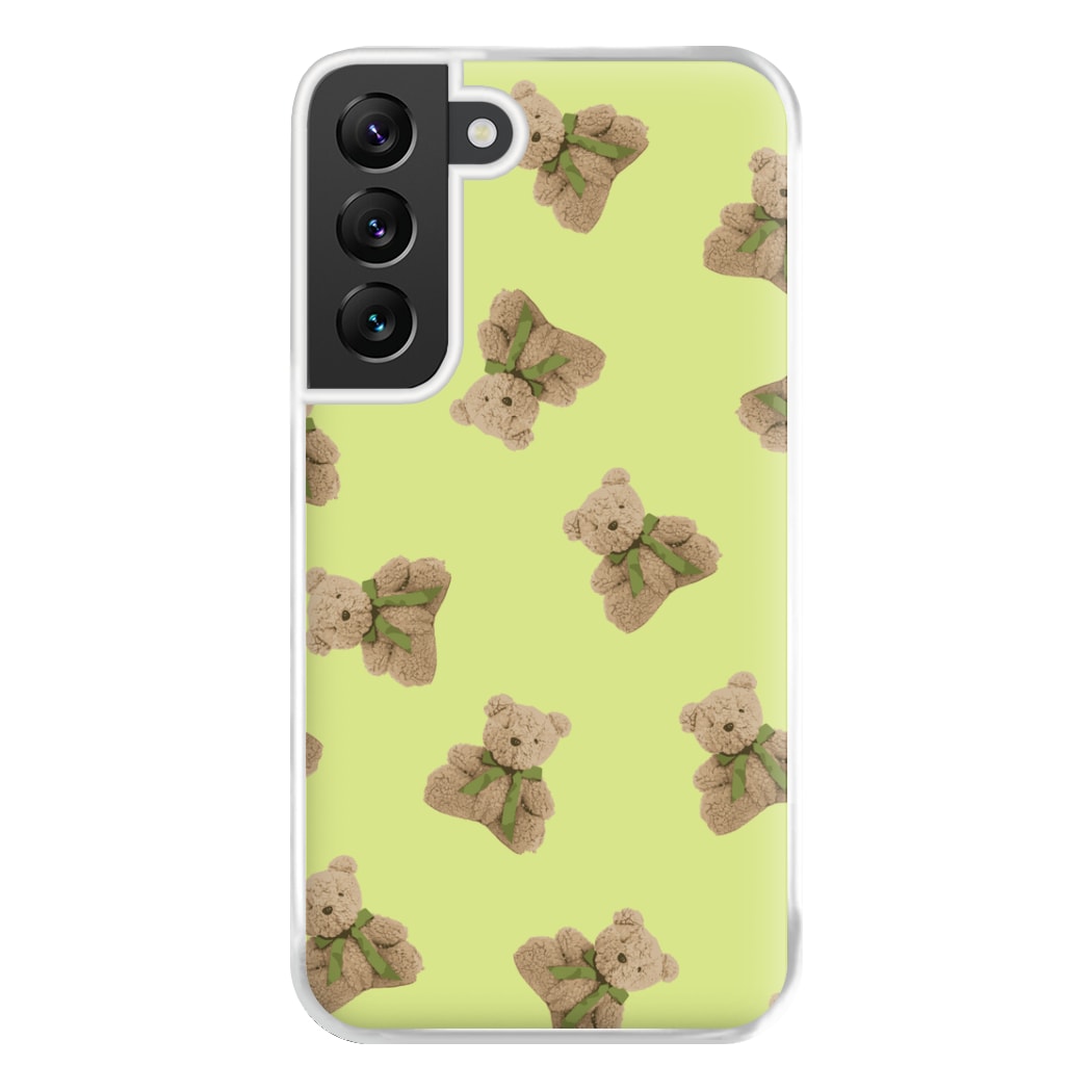 Green Teddy Bears Phone Case for Galaxy S22 Plus