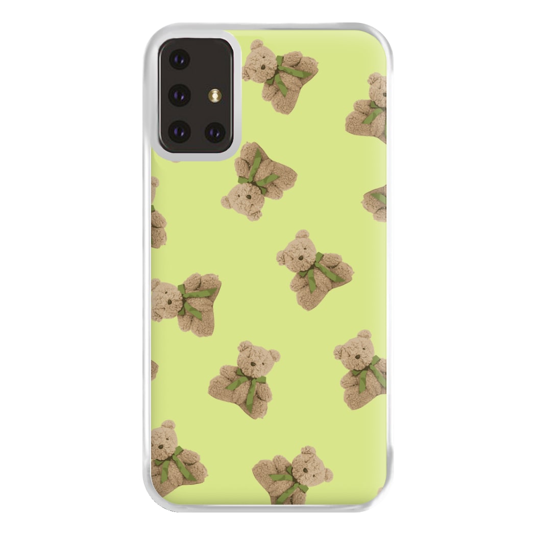 Green Teddy Bears Phone Case for Galaxy A71